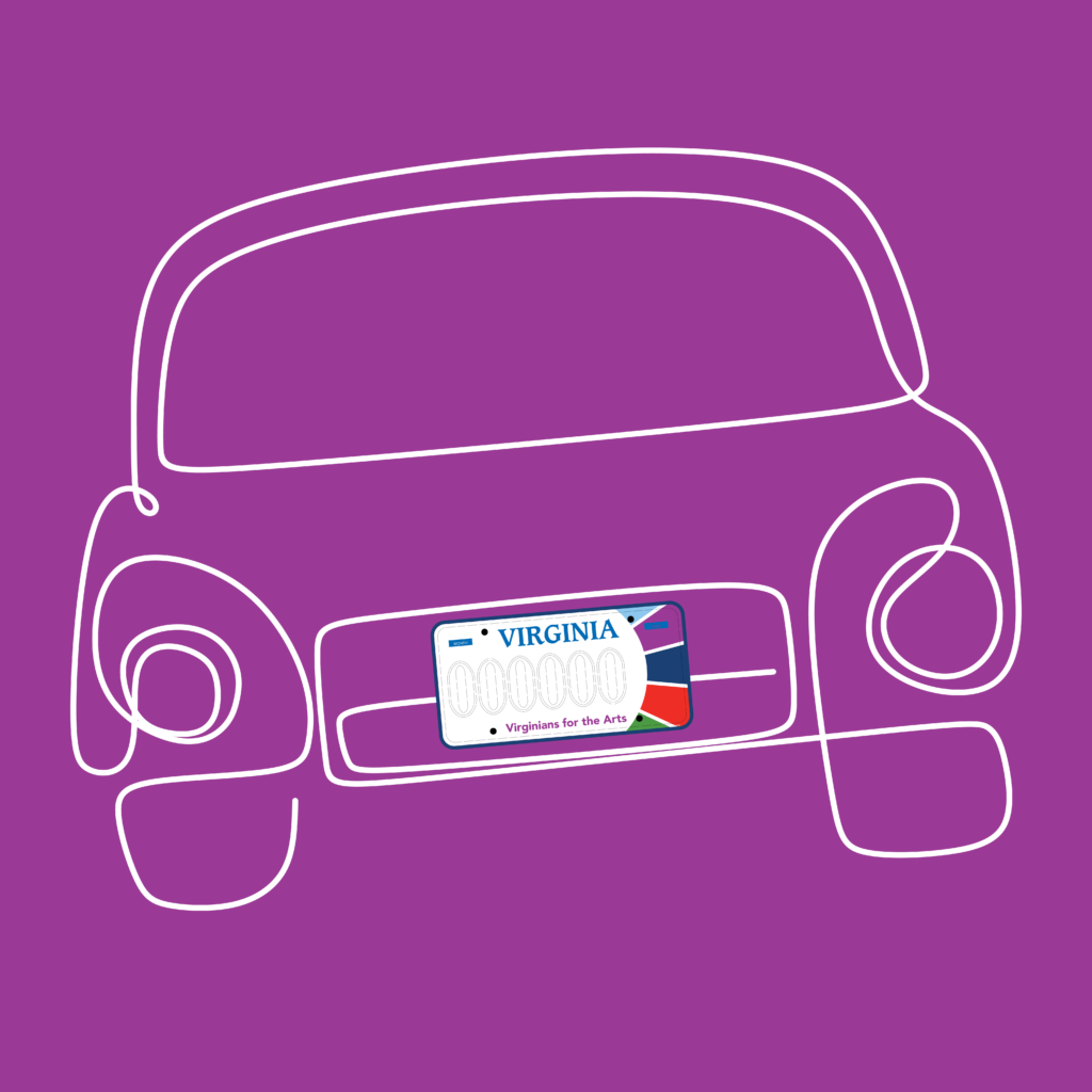 VCA LicensePlate Car MagentaBkgd